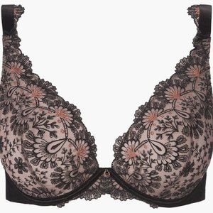 Art of Ink Plunging Triangle Bra